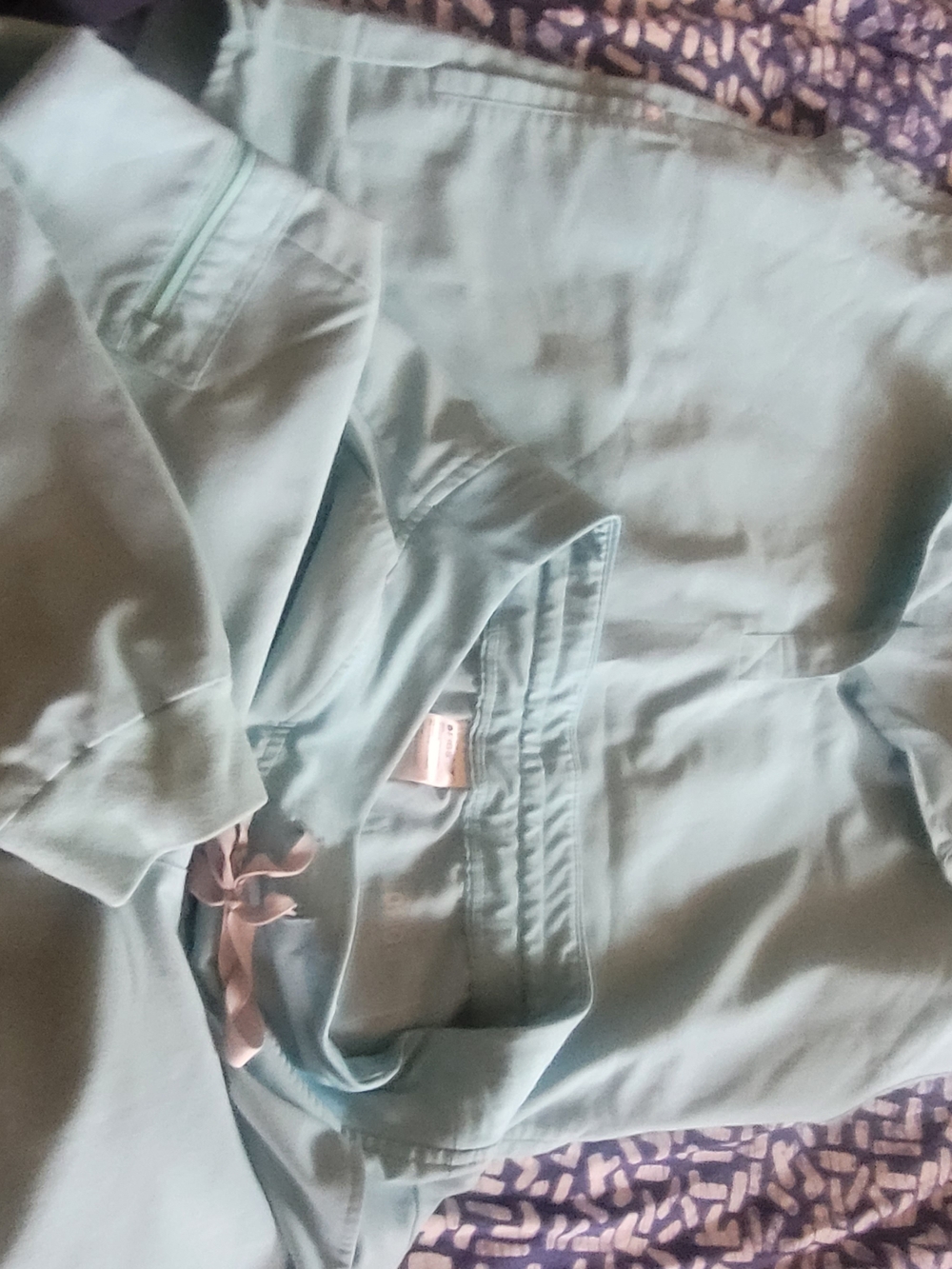 Figs Light Teal Track Jogger Set